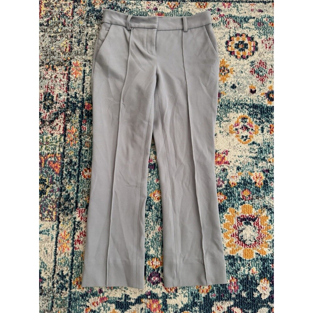 Diane Von Furstenberg Dixy‎ Gray Pleated Trousers Pants Women's Size 2